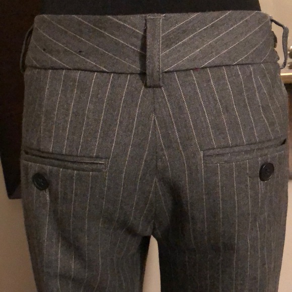 Express Pinstripe Dress pants w chain detail - Picture 4 of 4